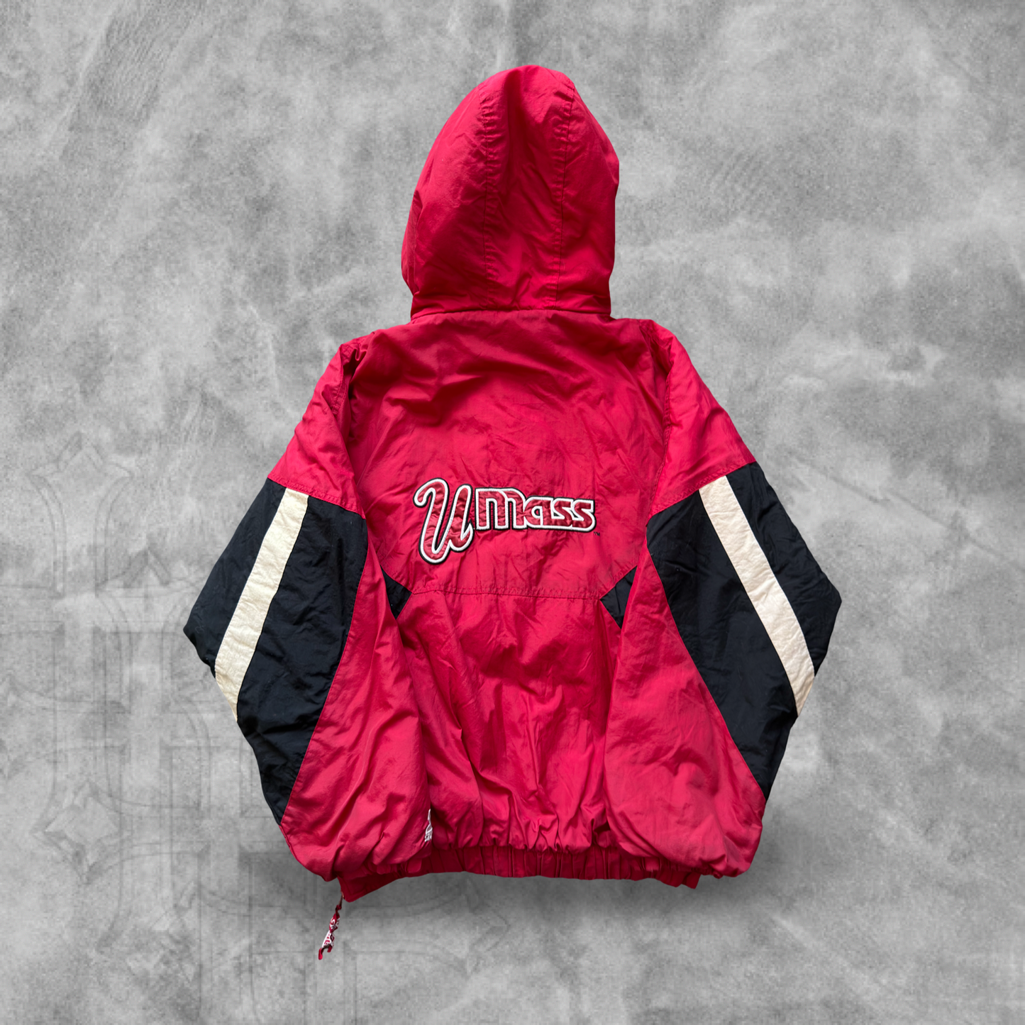 Red UMass Minute Men Starter Jacket 1990s (XL)