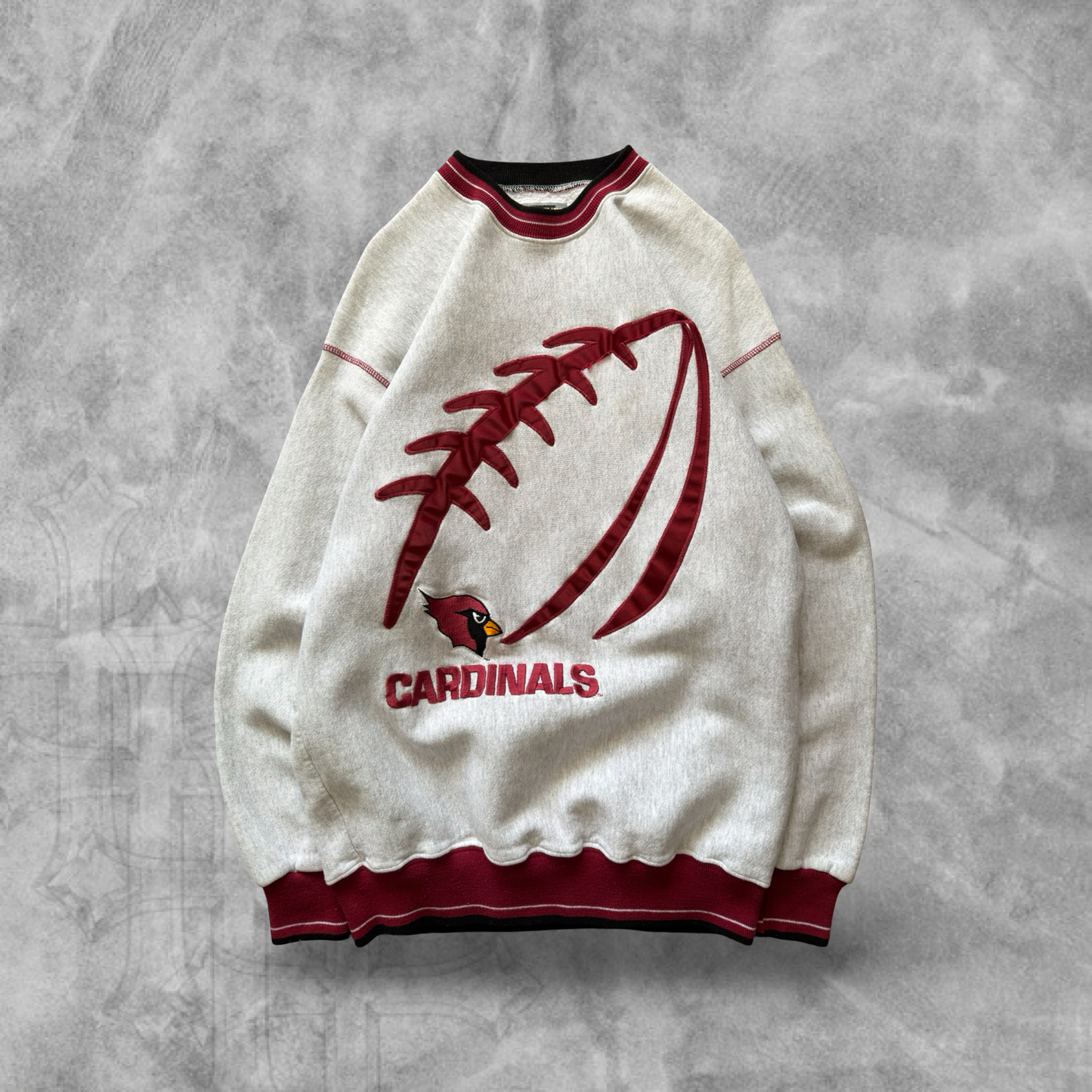 Grey Arizona Cardinals Sweatshirt 1990s (L)