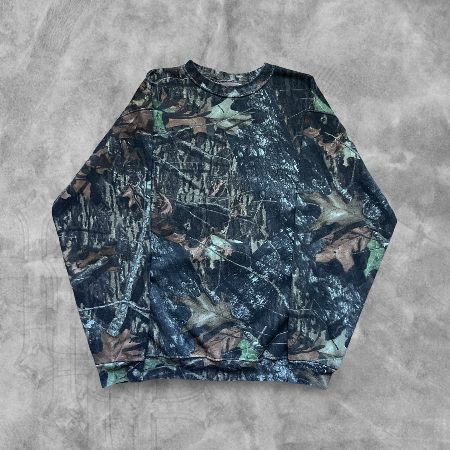 Mossy Oak Camo Jerzees Sweatshirt 1990s (XL)