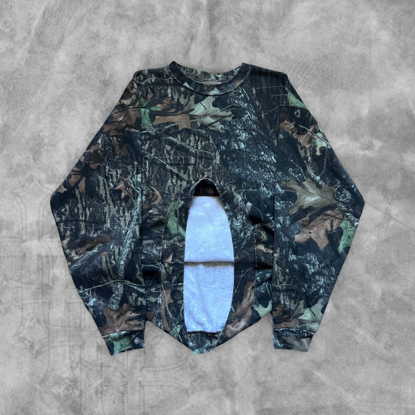 Mossy Oak Camo Jerzees Sweatshirt 1990s (XL)