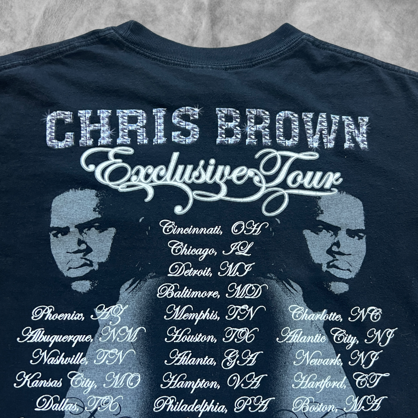 Black Chris Brown Exclusive Tour 2008 (M)