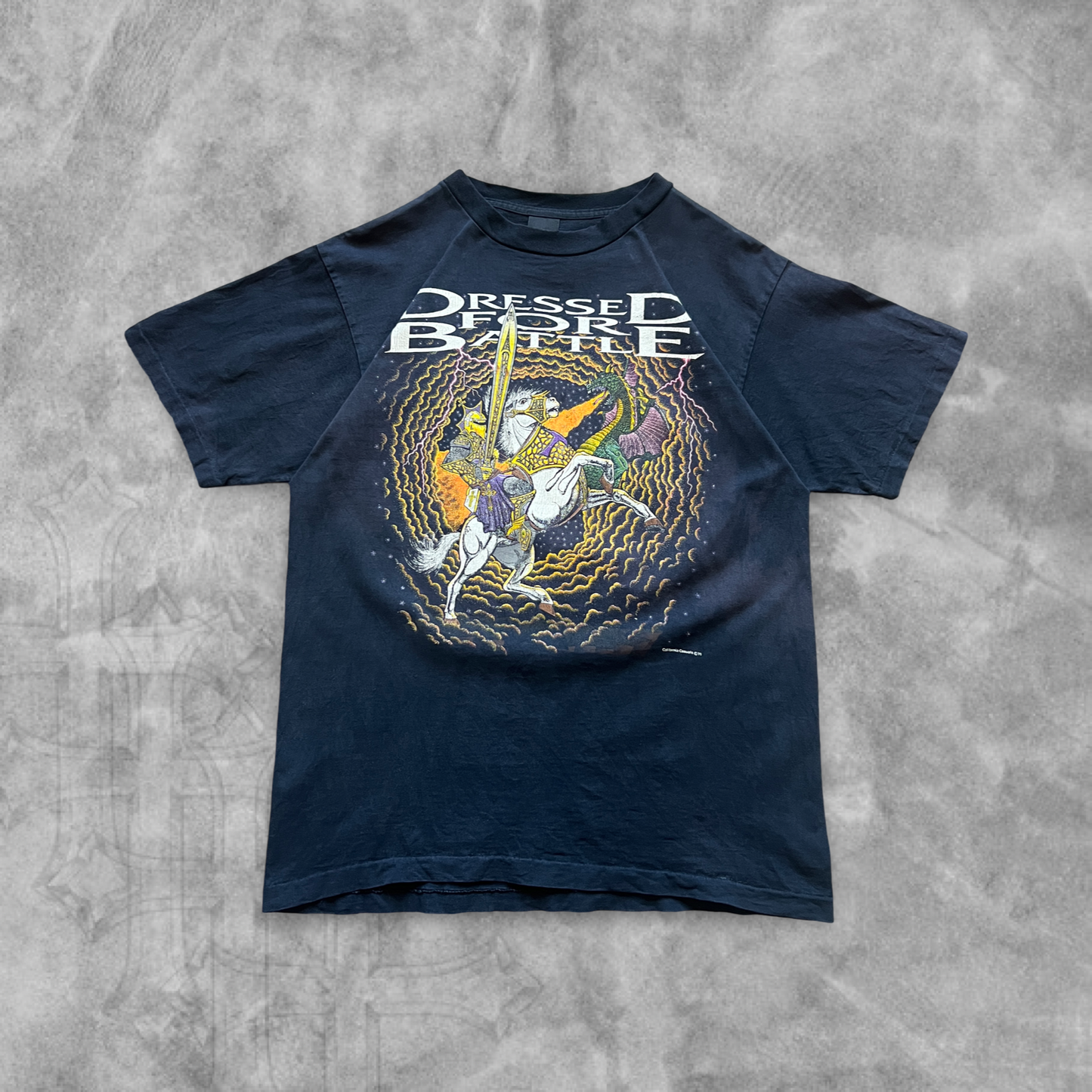 Faded Black Dressed For Battle Shirt 1993 (L)