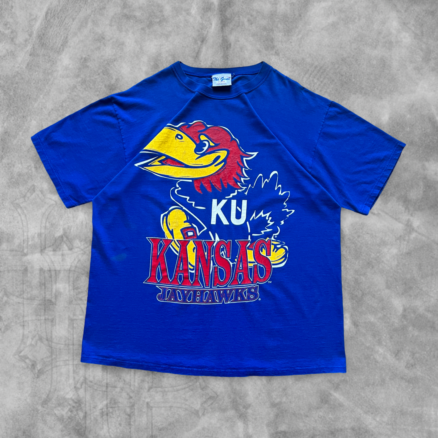 Blue Kansas Jayhawks Shirt 1990s (XL)
