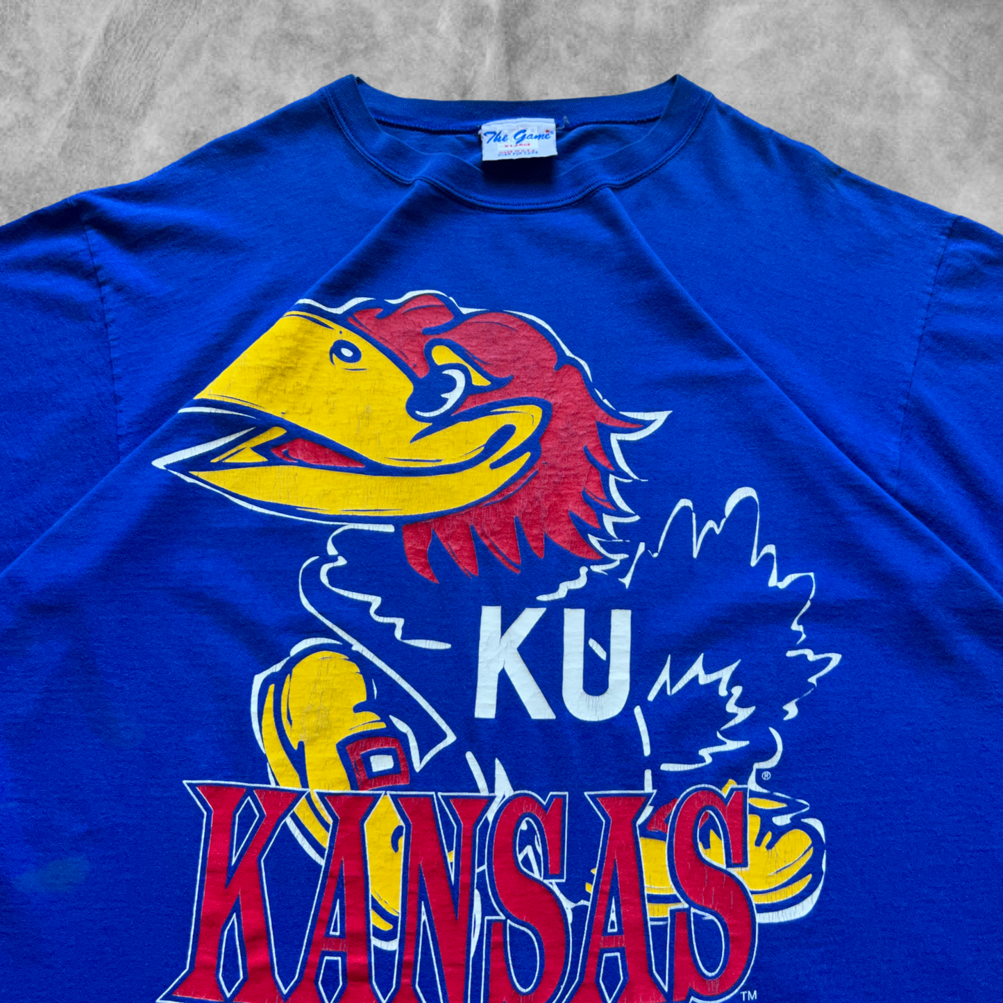 Blue Kansas Jayhawks Shirt 1990s (XL)
