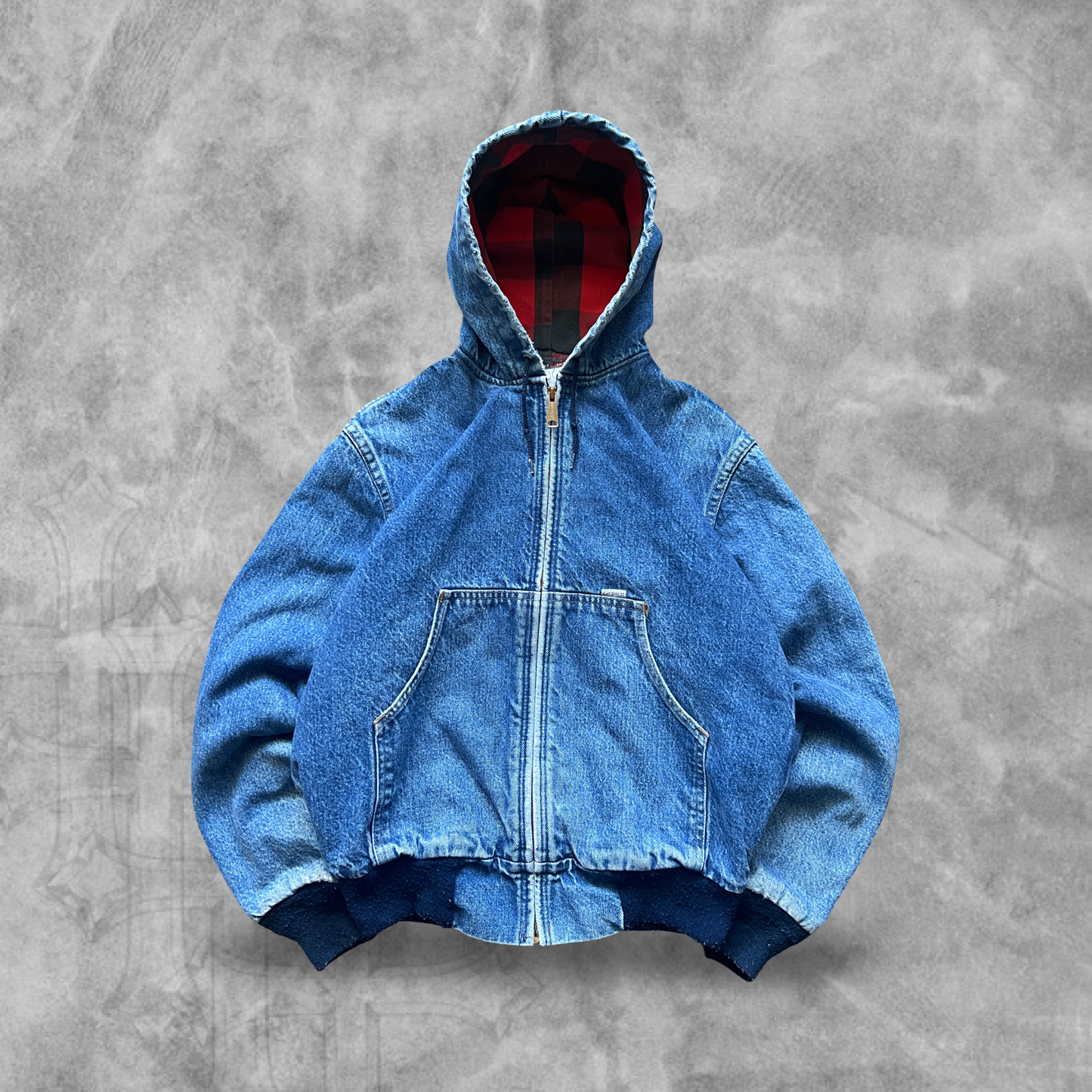 Denim Hooded Carhartt Jacket 1989 (S)