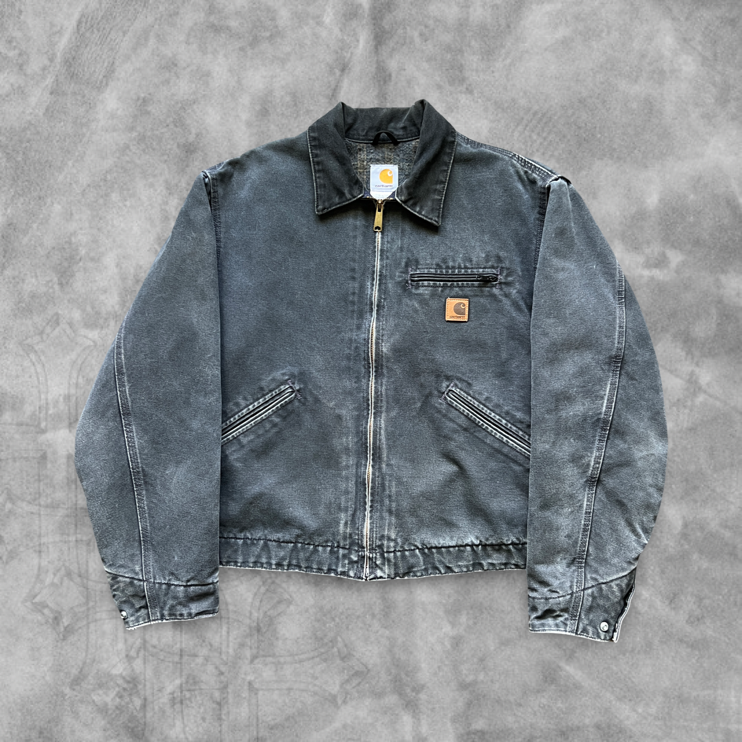 Petrol Grey Carhartt Detroit Jacket 2000s (L)