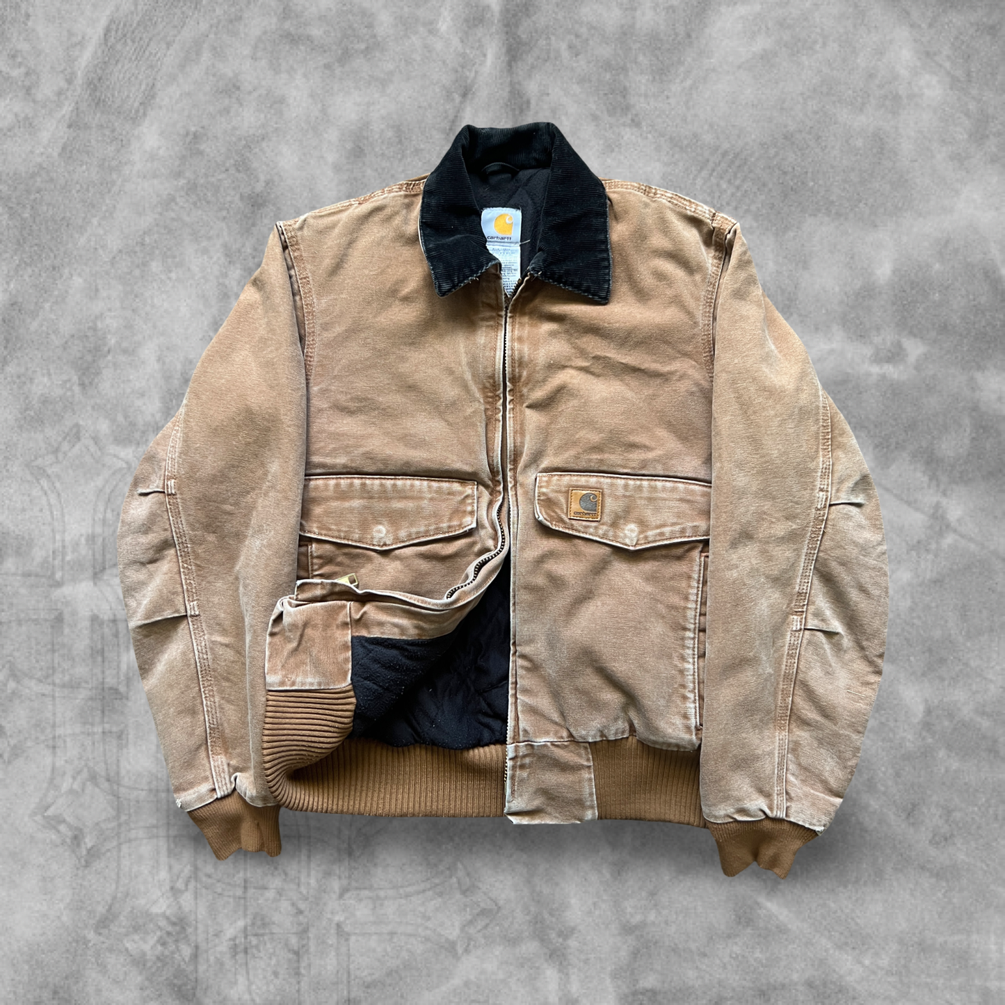 Camel Carhartt Bomber Jacket 2000s (M)