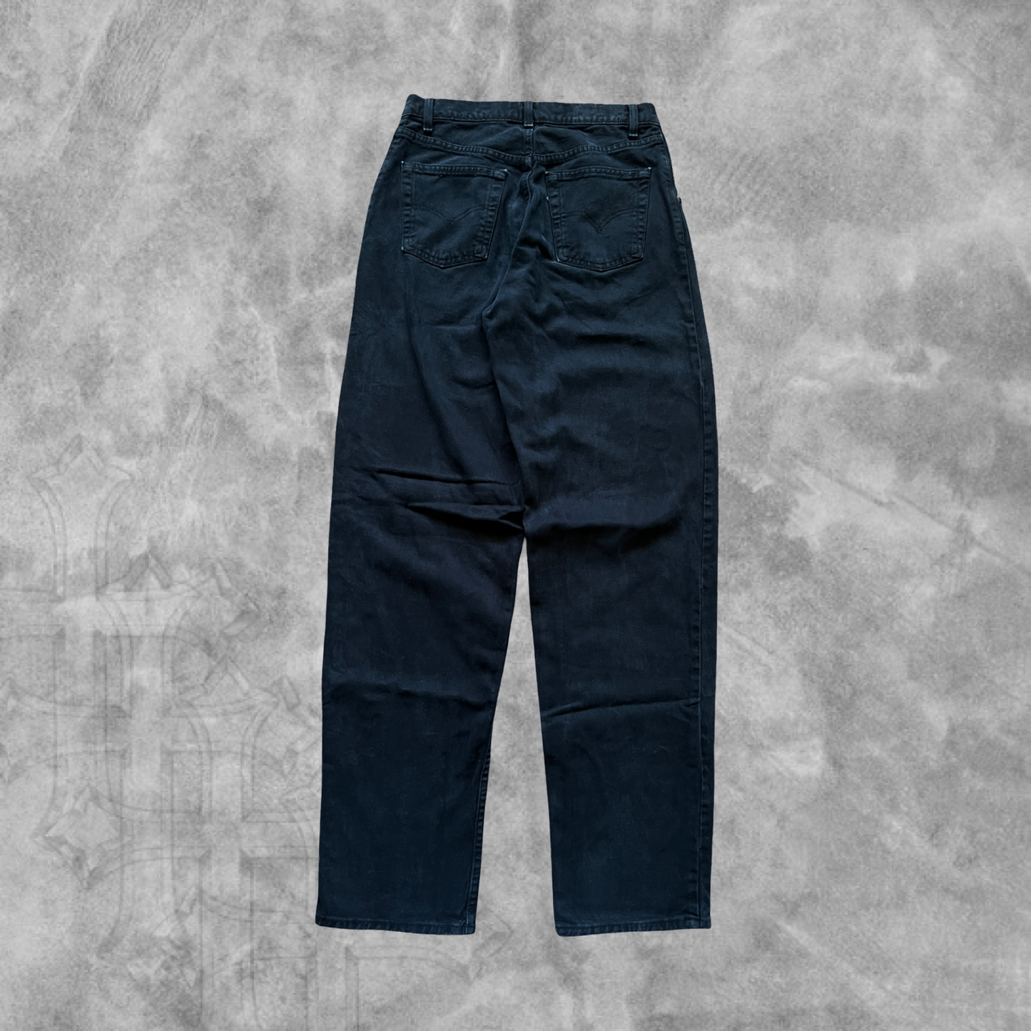 Black Denim Levis SliverTab Jeans 1990s (32x36)