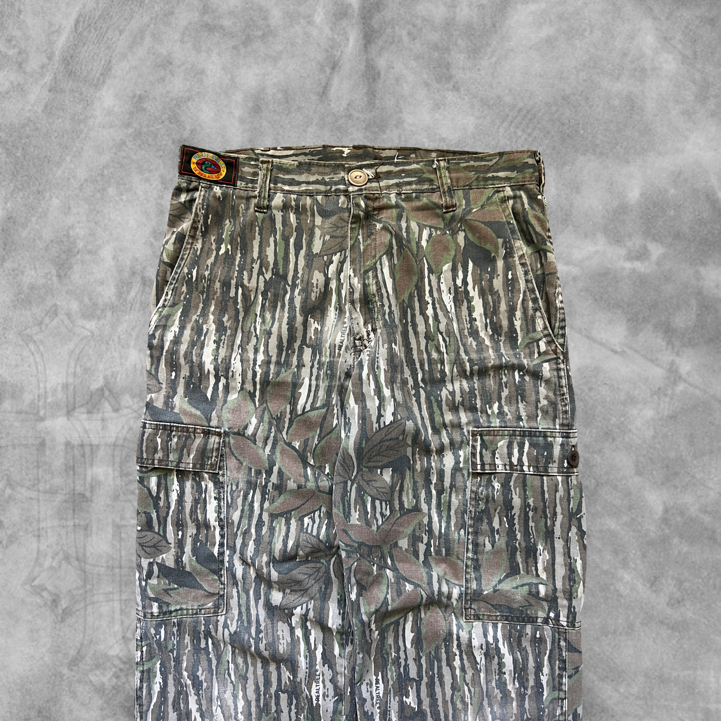 Woodland Camo Cargo Pants 1990s (33x30)