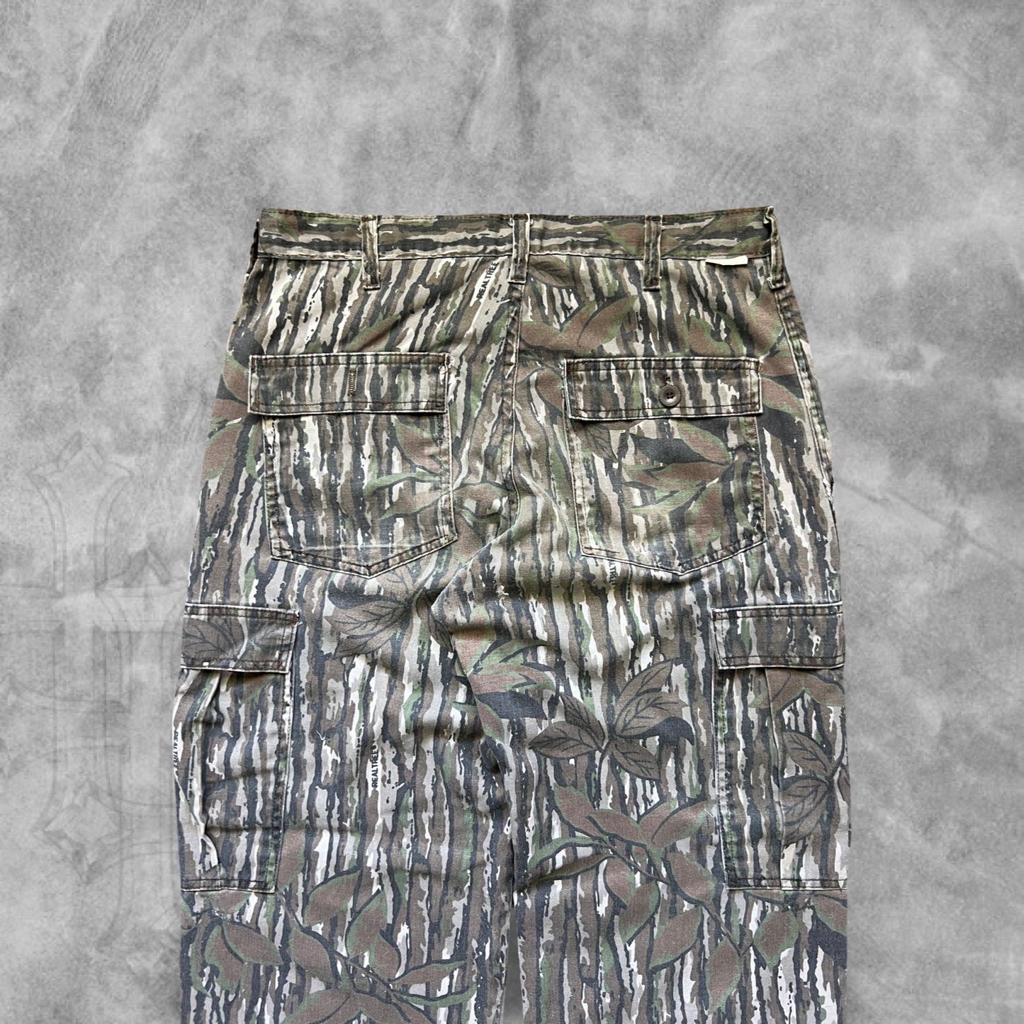 Woodland Camo Cargo Pants 1990s (33x30)