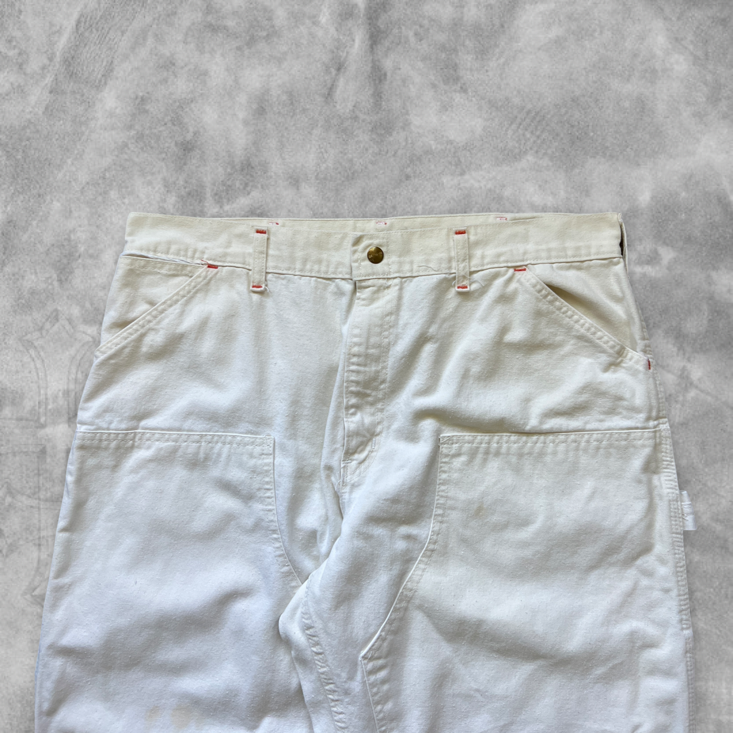 White Carhartt Double Knee Pants 1980s (36x32)