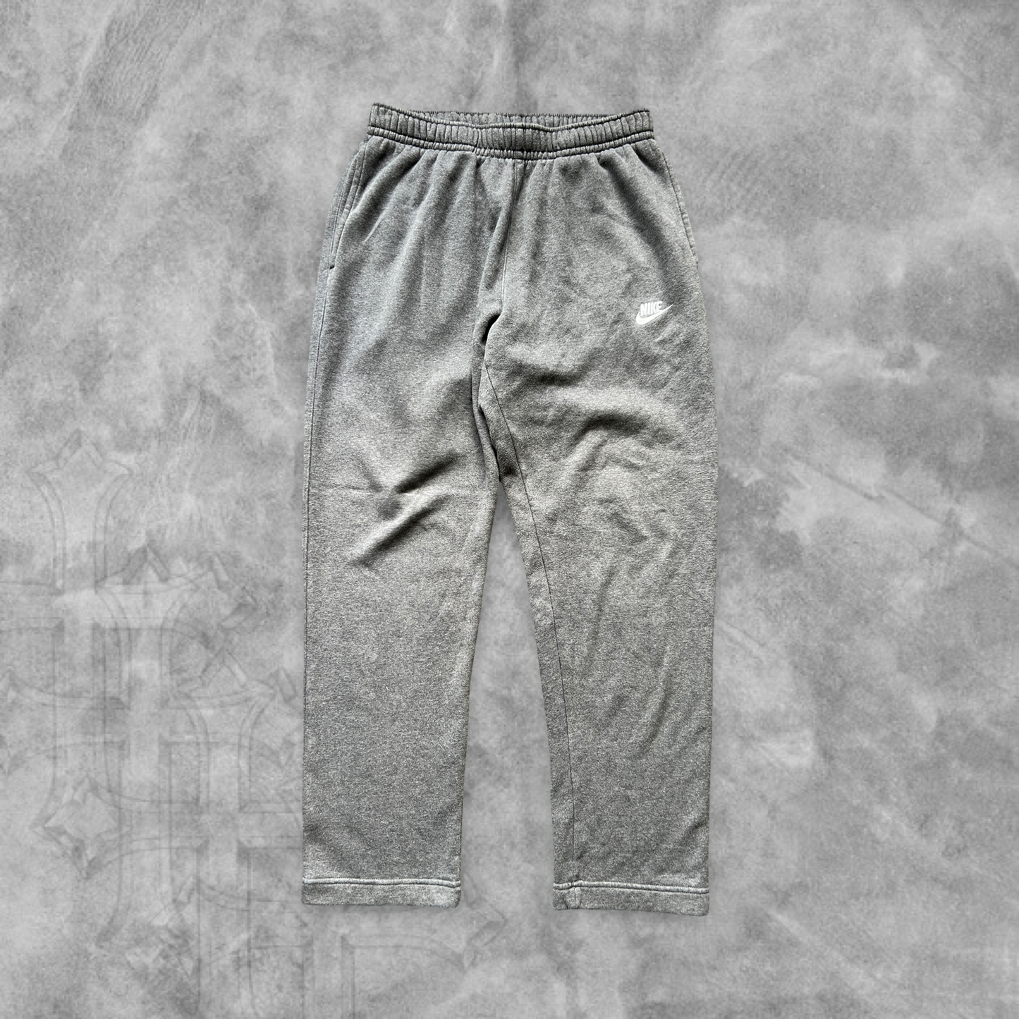 Petrol Gray Nike Essential Sweatpants 2000s (M)