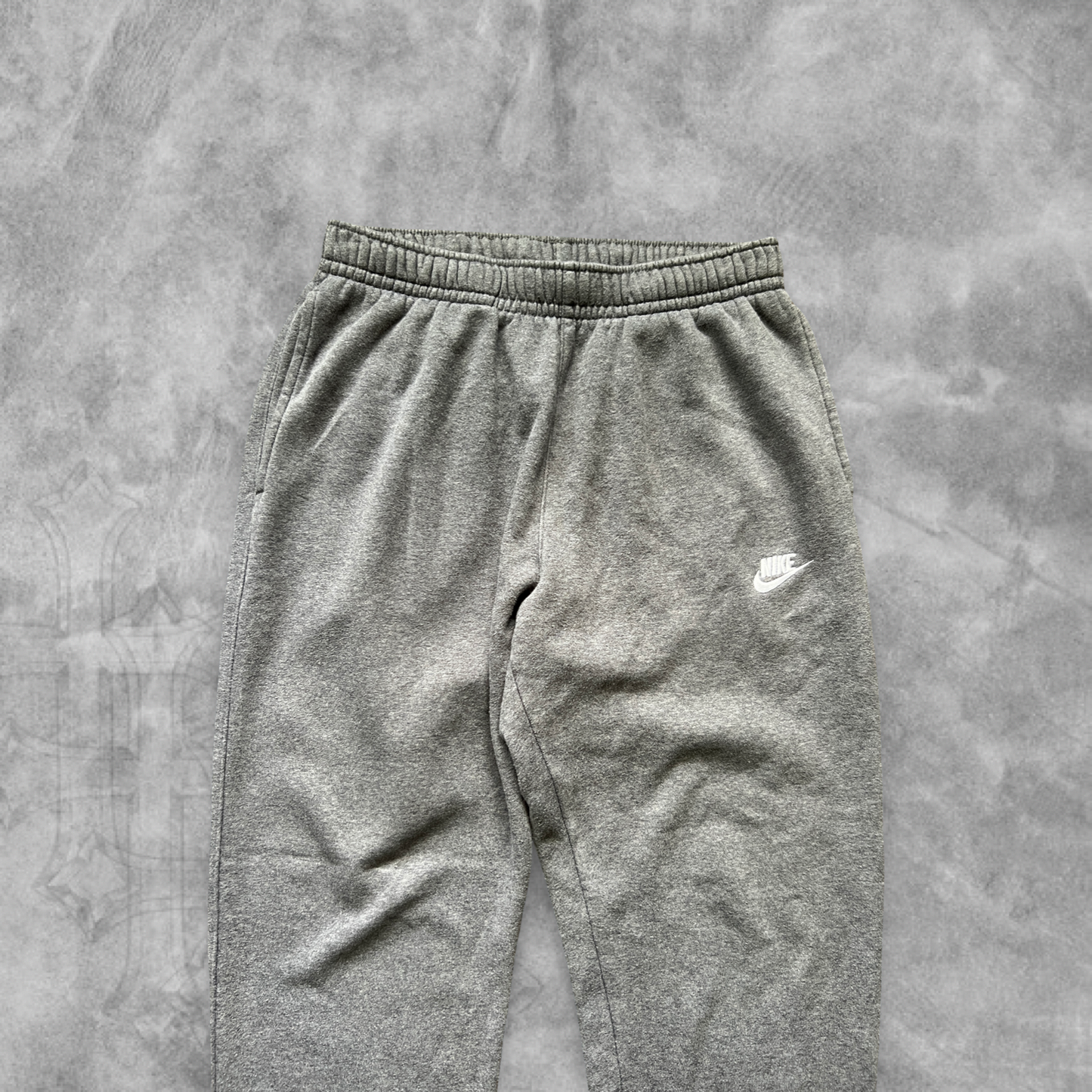 Petrol Gray Nike Essential Sweatpants 2000s (M)