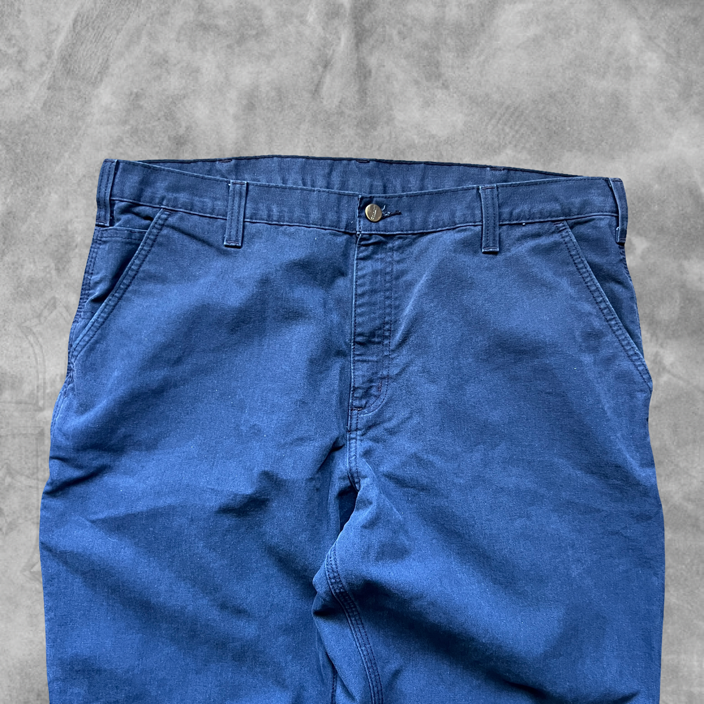 Navy Blue Carhartt Carpenter Pants 2000s (38x34)