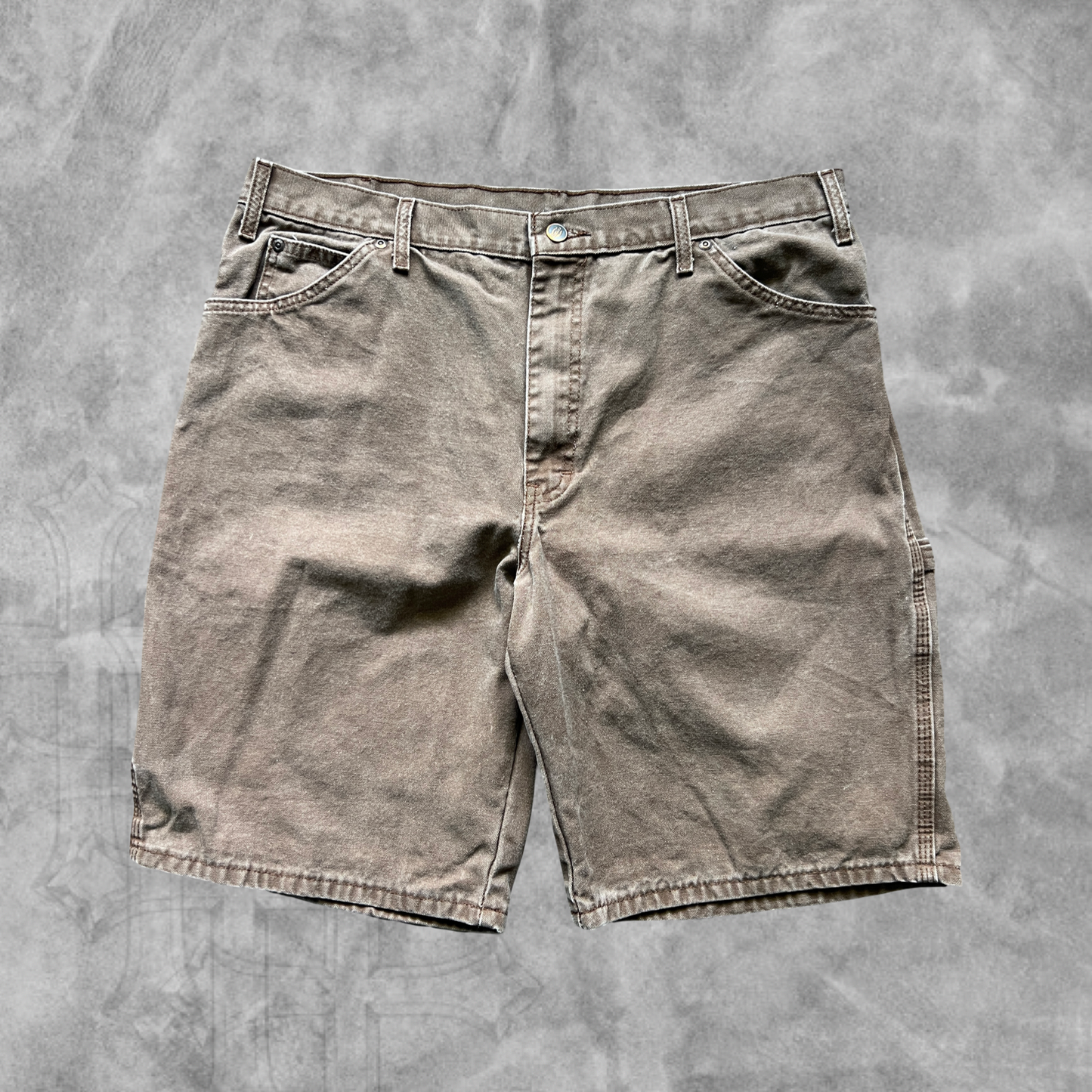 Mocha Brown Dickies Carpenter Shorts 1990s (38)