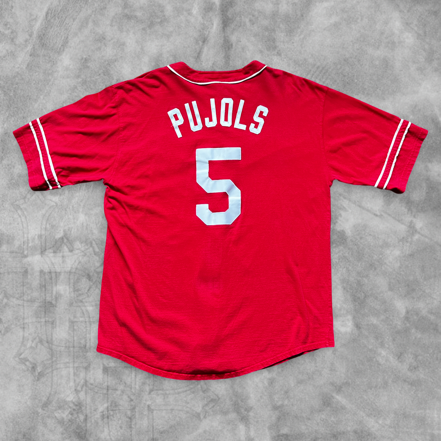 Red Saint Louis Cardinals Albert Pujols Jersey 2001 (L)