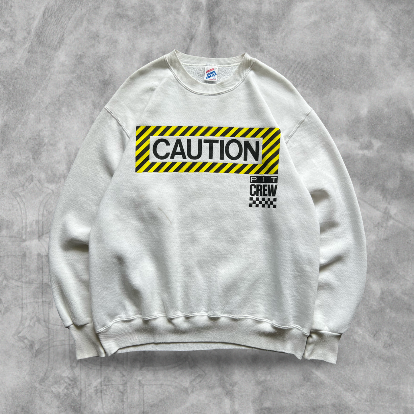 White Need For Speed Pit Crew Sweatshirt 1988 (M)