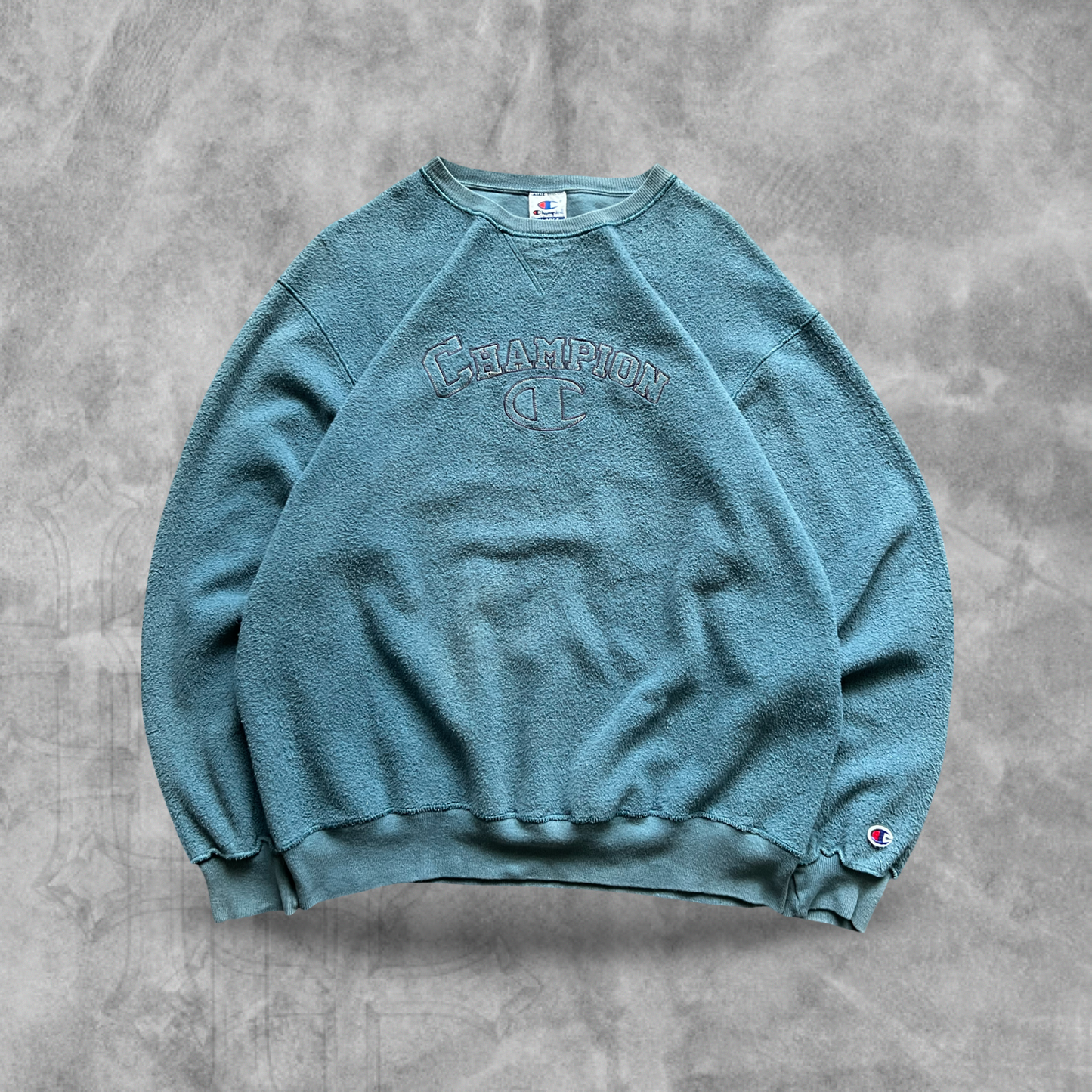 Teal Champion Sweatshirt 1990s (L)