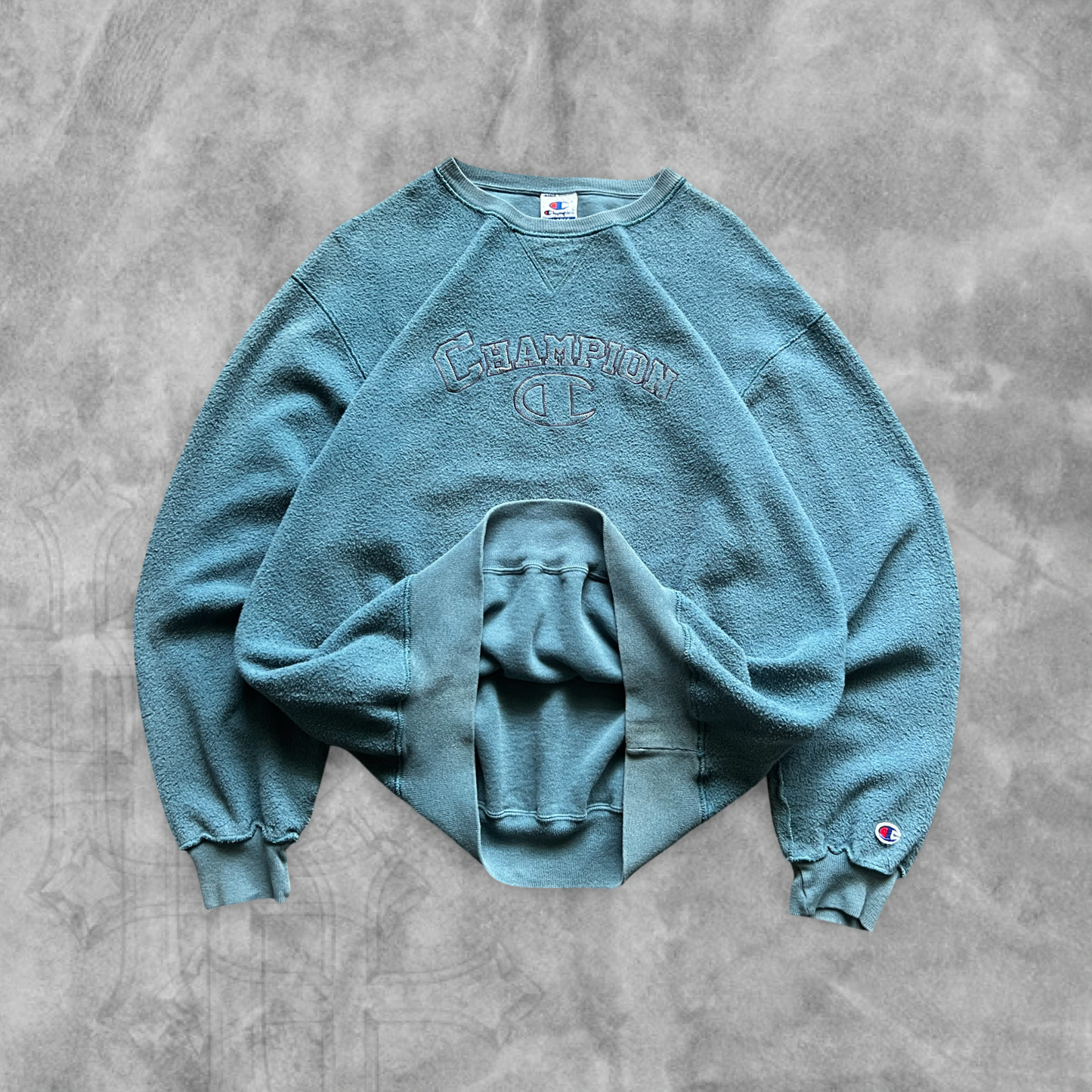 Teal Champion Sweatshirt 1990s (L)