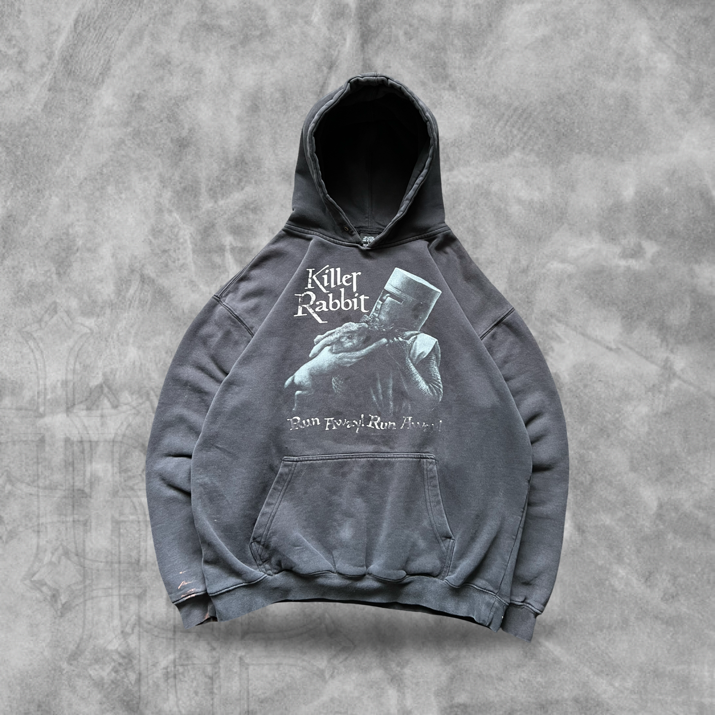 Black Monty Python & The Holy Grail Hoodie 1990s (L)