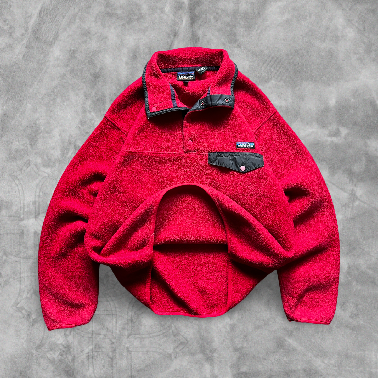 Blood Red Patagonia Synchilla Fleece 1990s (M)