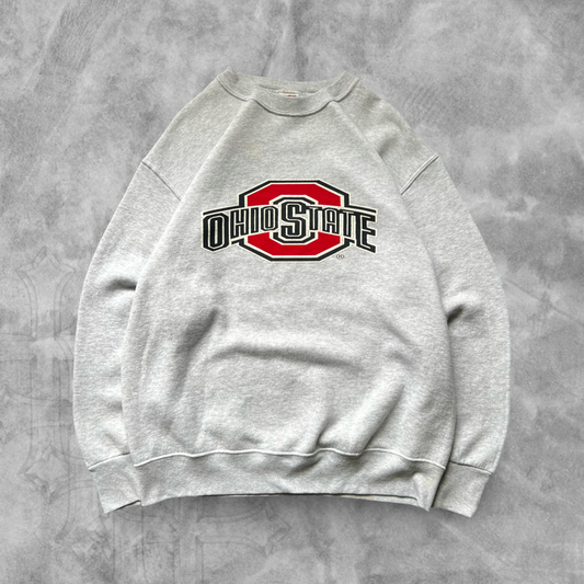 Heather Gray Ohio State Sweatshirt 1990s (L)