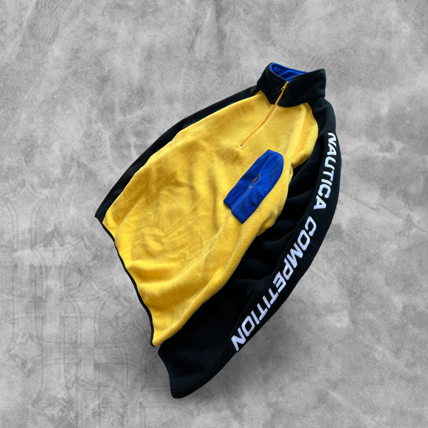 Yellow Nautica Competition Tech Fleece 1990’s (XL)
