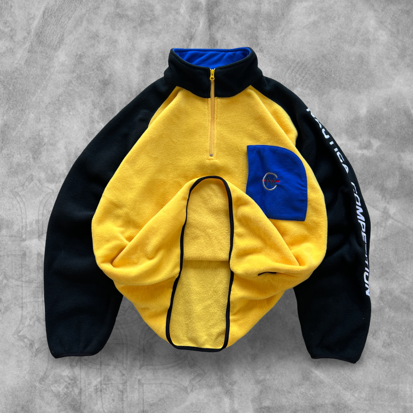 Yellow Nautica Competition Tech Fleece 1990’s (XL)