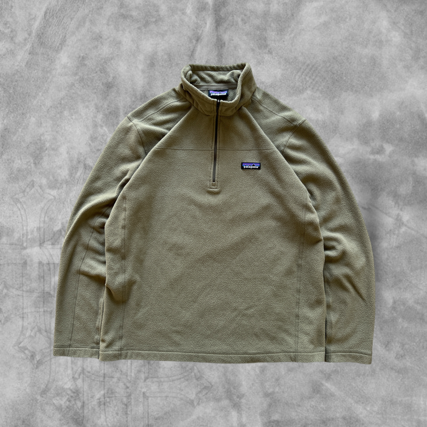 Olive Green Patagonia Quarter Zip Jacket 2000’s (L)