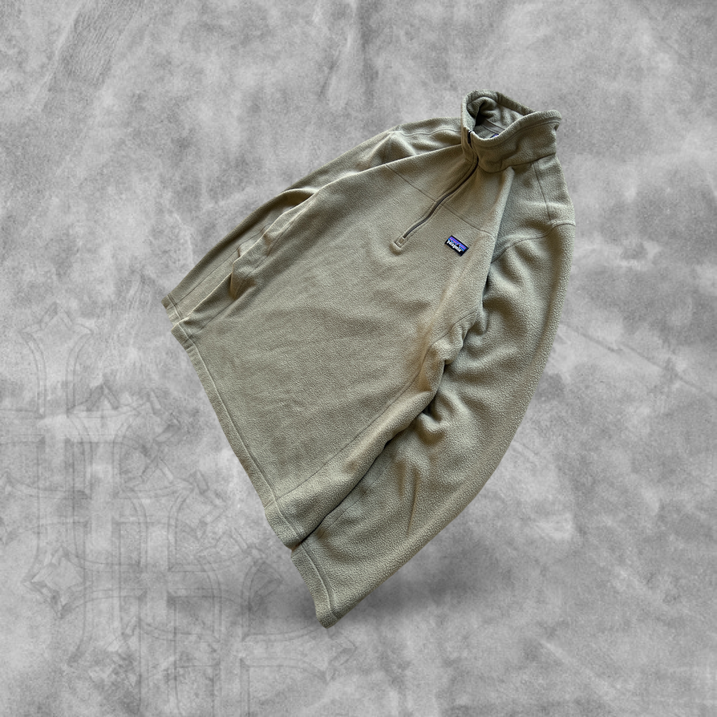 Olive Green Patagonia Quarter Zip Jacket 2000’s (L)