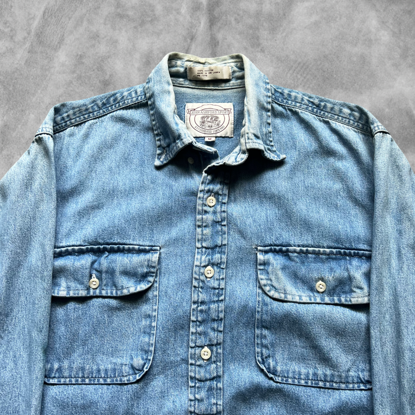 Denim John Ashford Button Down Shirt 1990s (M)