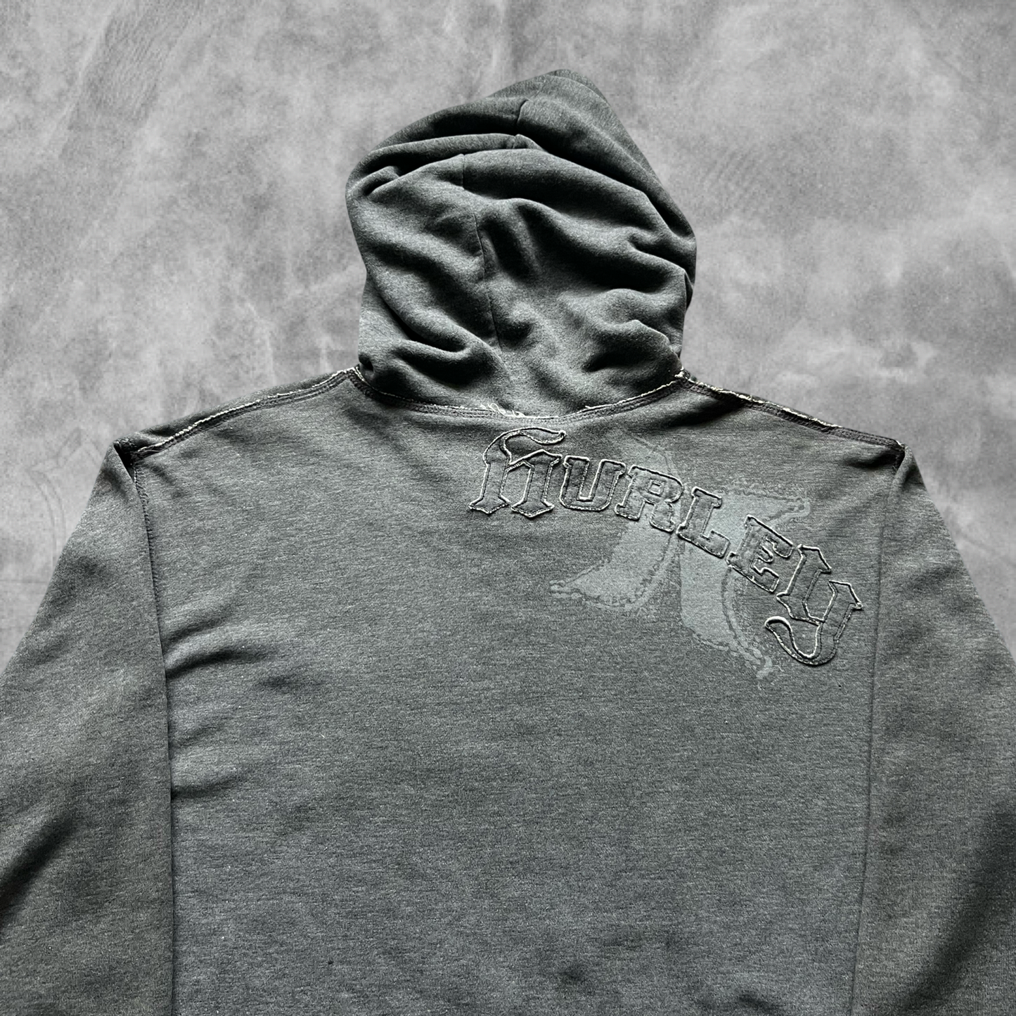 Charcoal Gray Hurley Hooded Jacket 2000s (L)