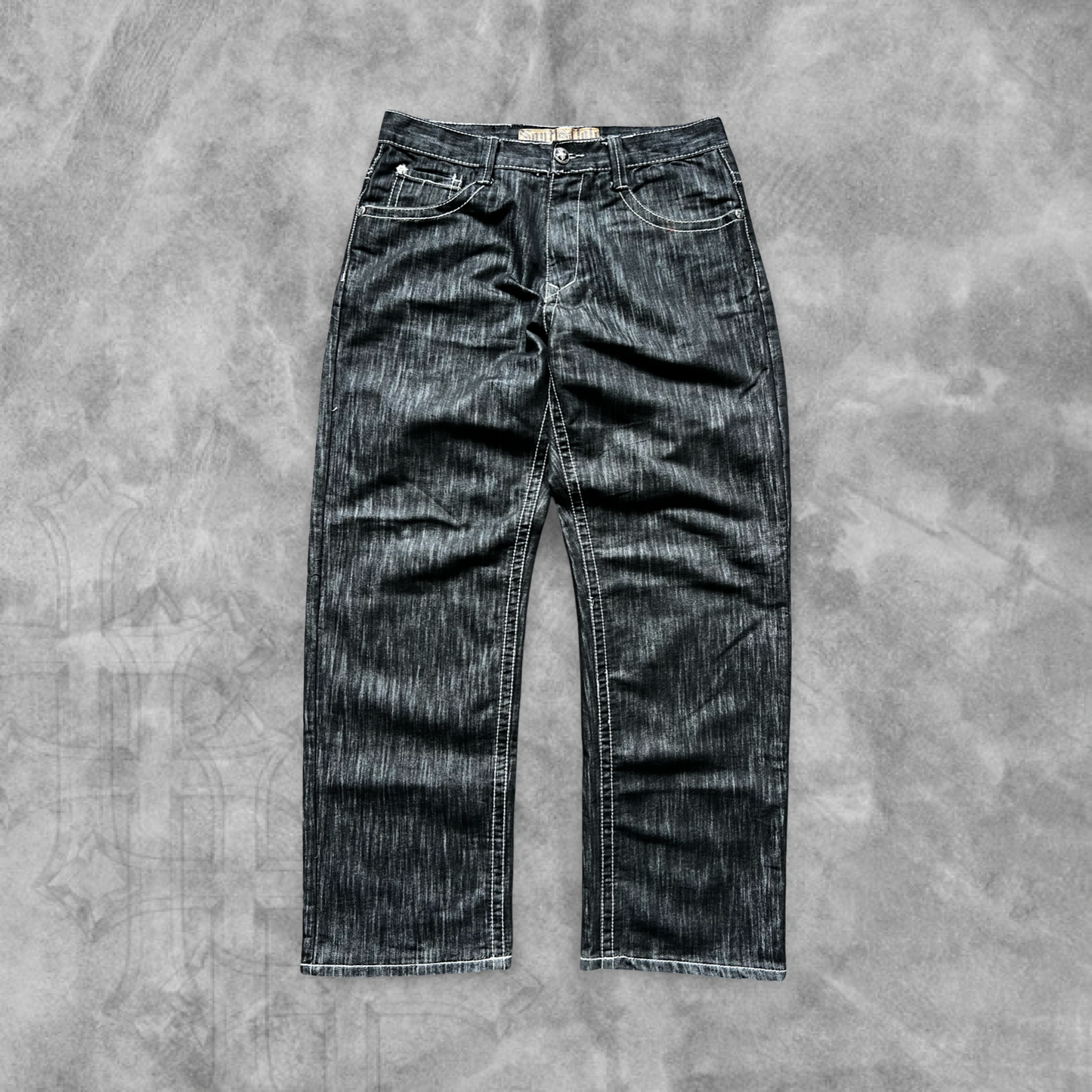 Dimond Black Denim South Pole Premium Jeans 2000s (36x32)