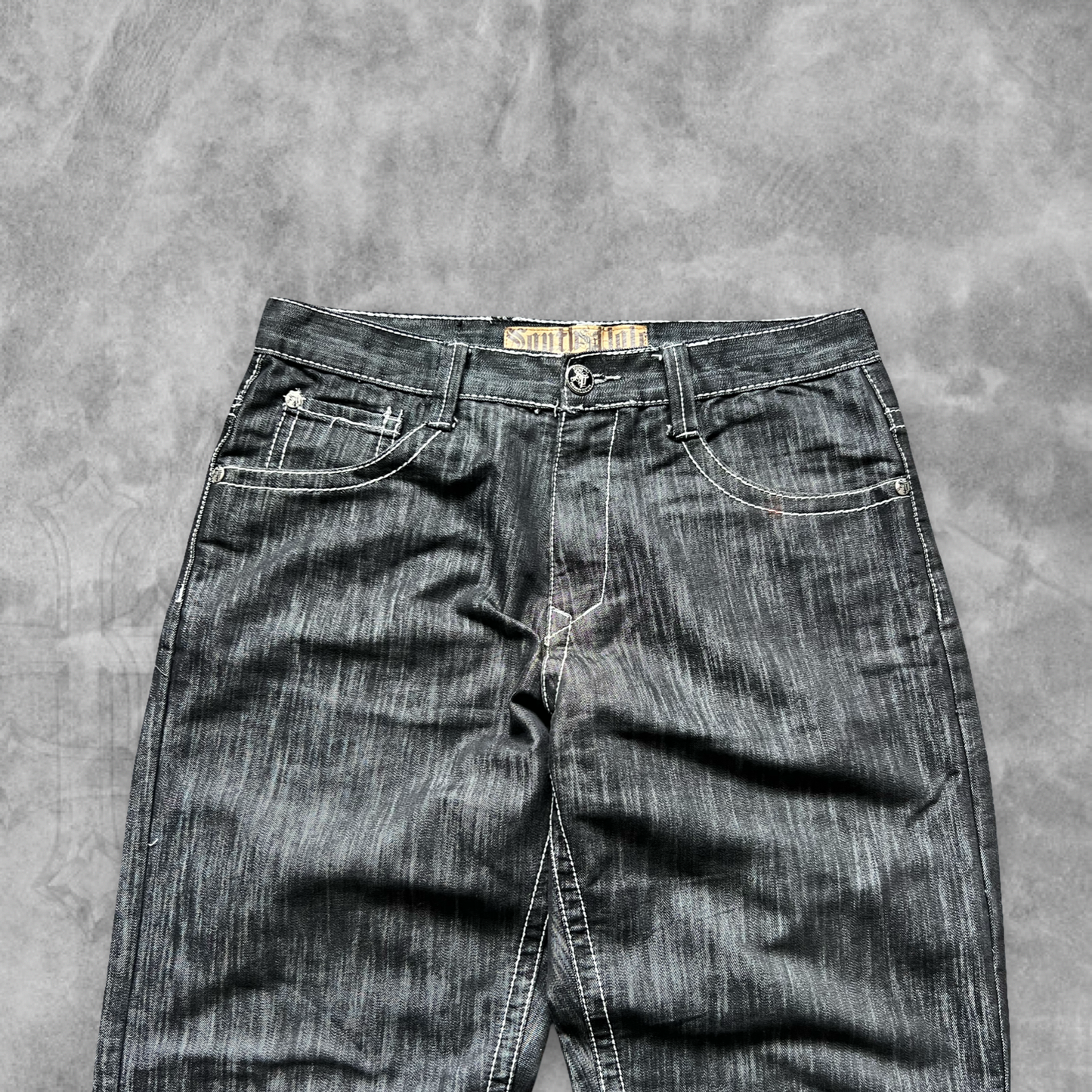 Dimond Black Denim South Pole Premium Jeans 2000s (36x32)