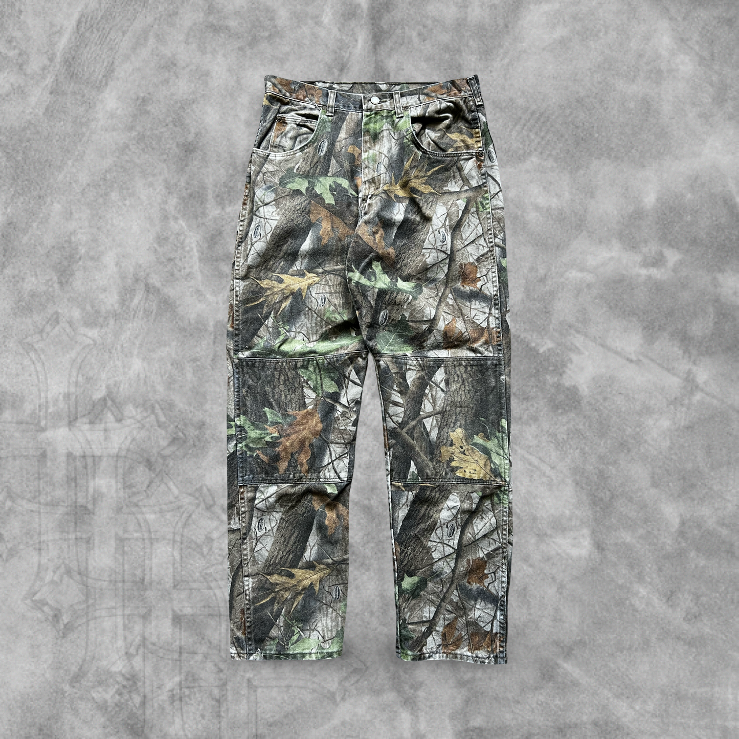 Denim Realtree Camo Double Knee Pants 1990s (34x32)