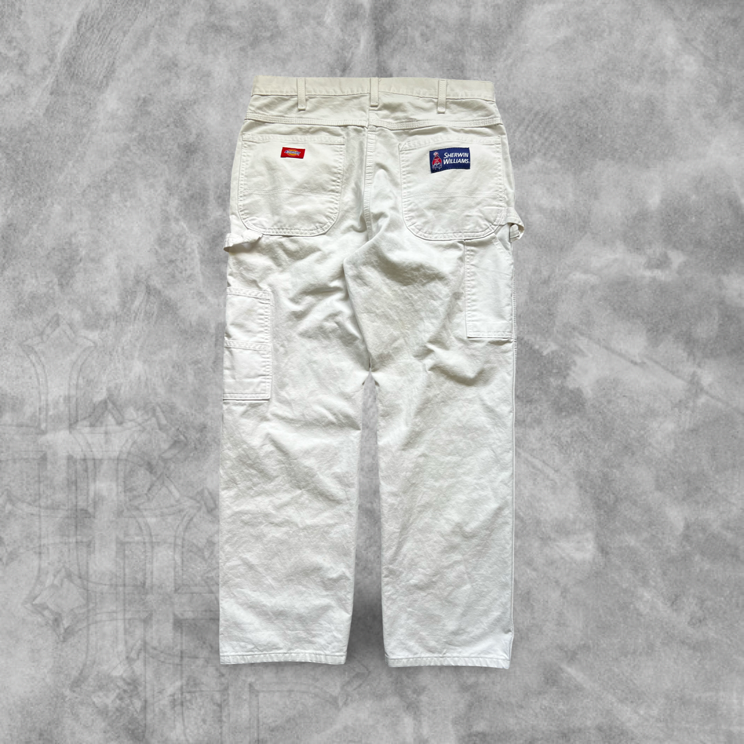 White Dickies Carpenter Pants 2000s (34x30)