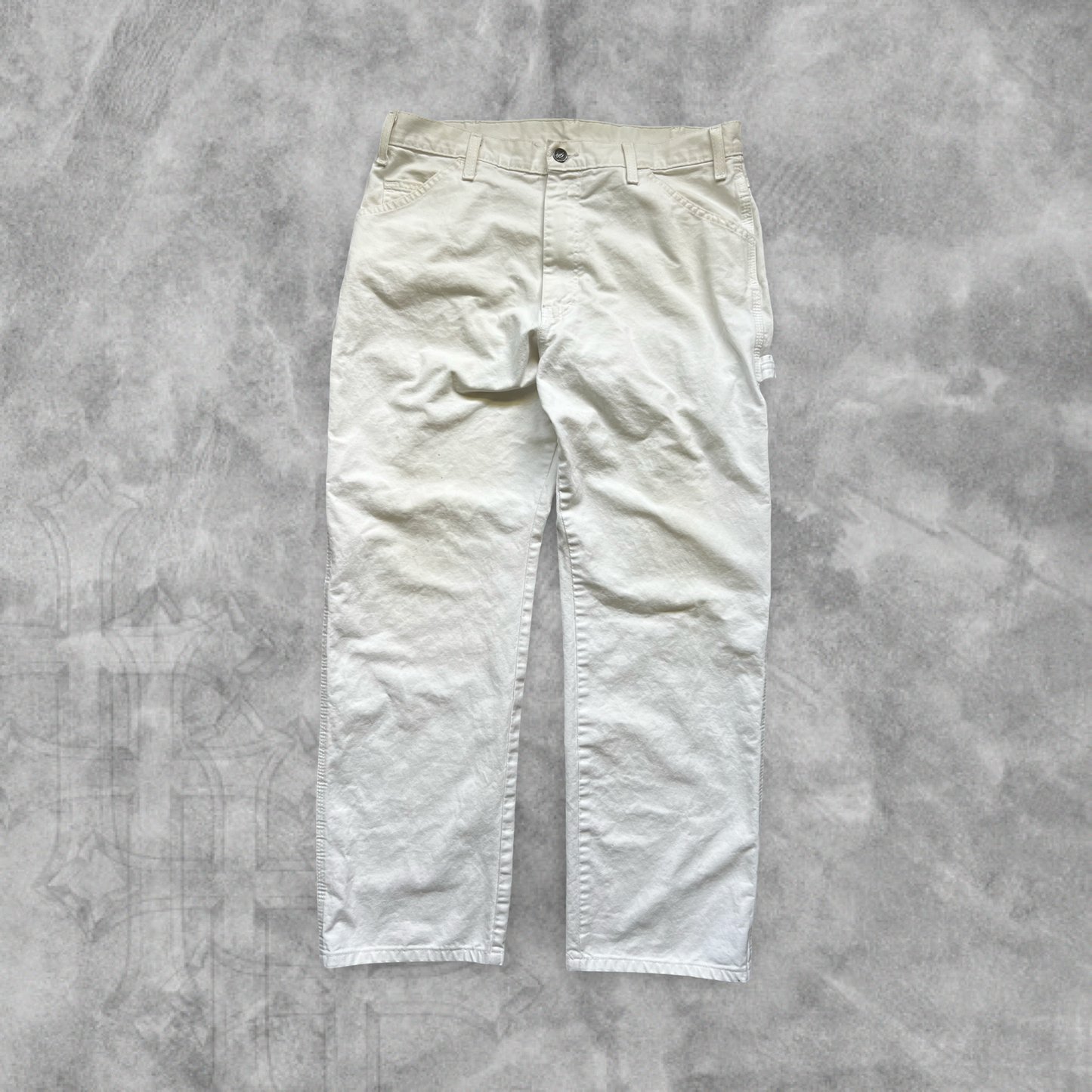 White Dickies Carpenter Pants 2000s (34x30)
