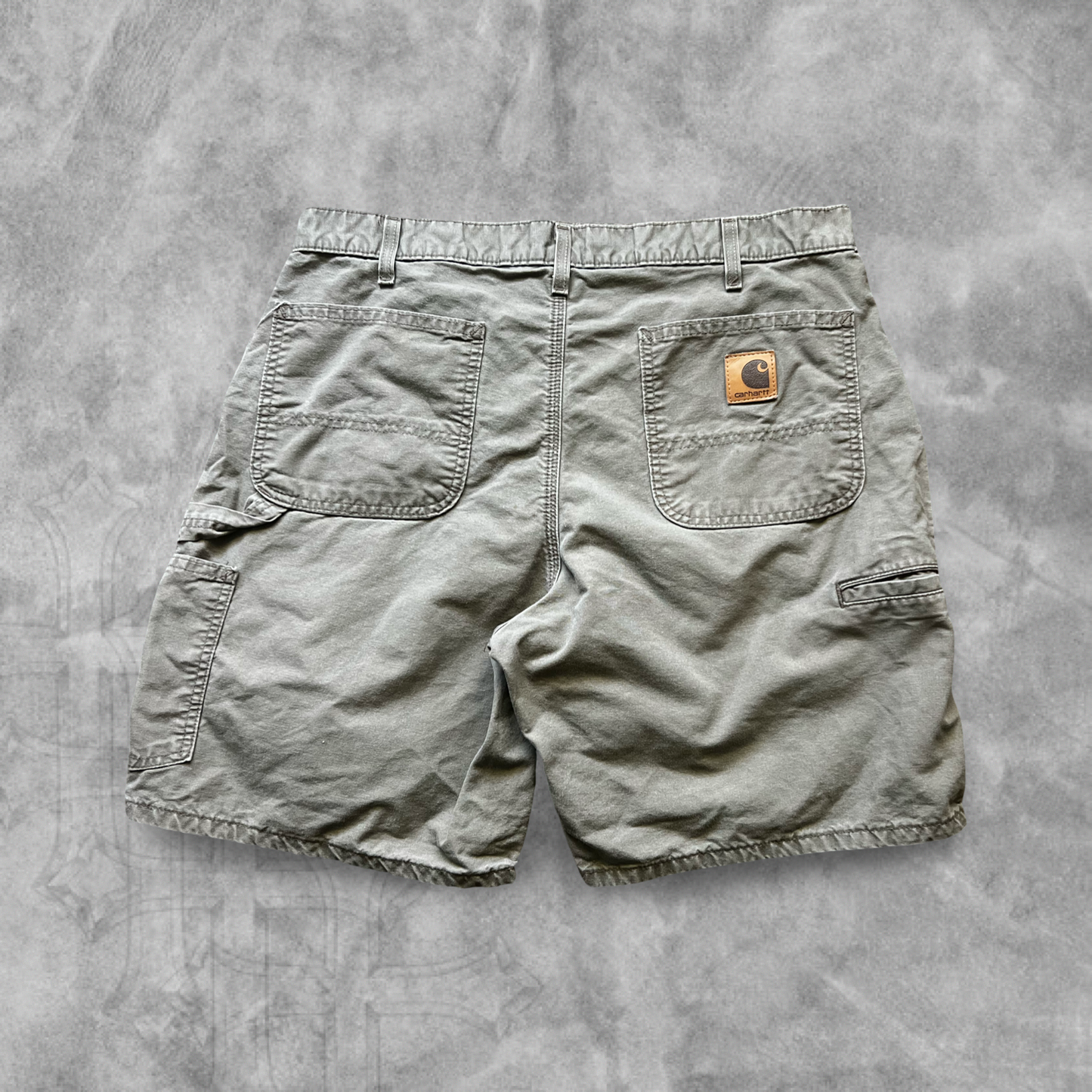 Mud Brown Carhartt Carpenter Shorts 1990s (36)