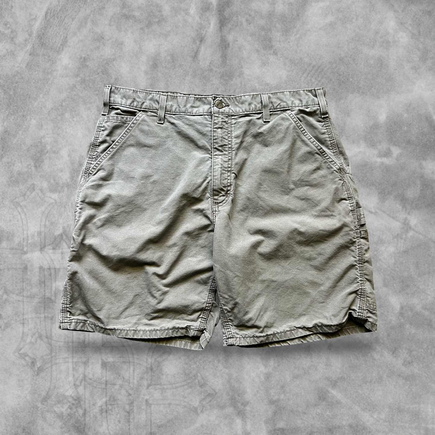 Mud Brown Carhartt Carpenter Shorts 1990s (36)
