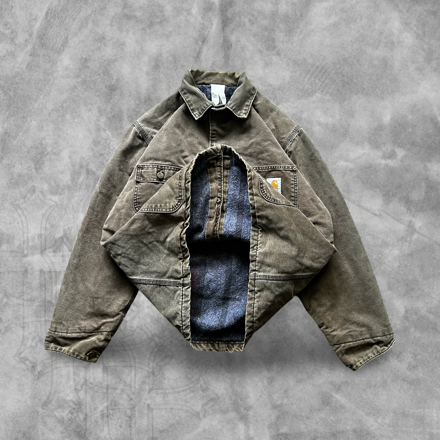Mocha Brown Carhartt Chore Jacket 1990s (L)