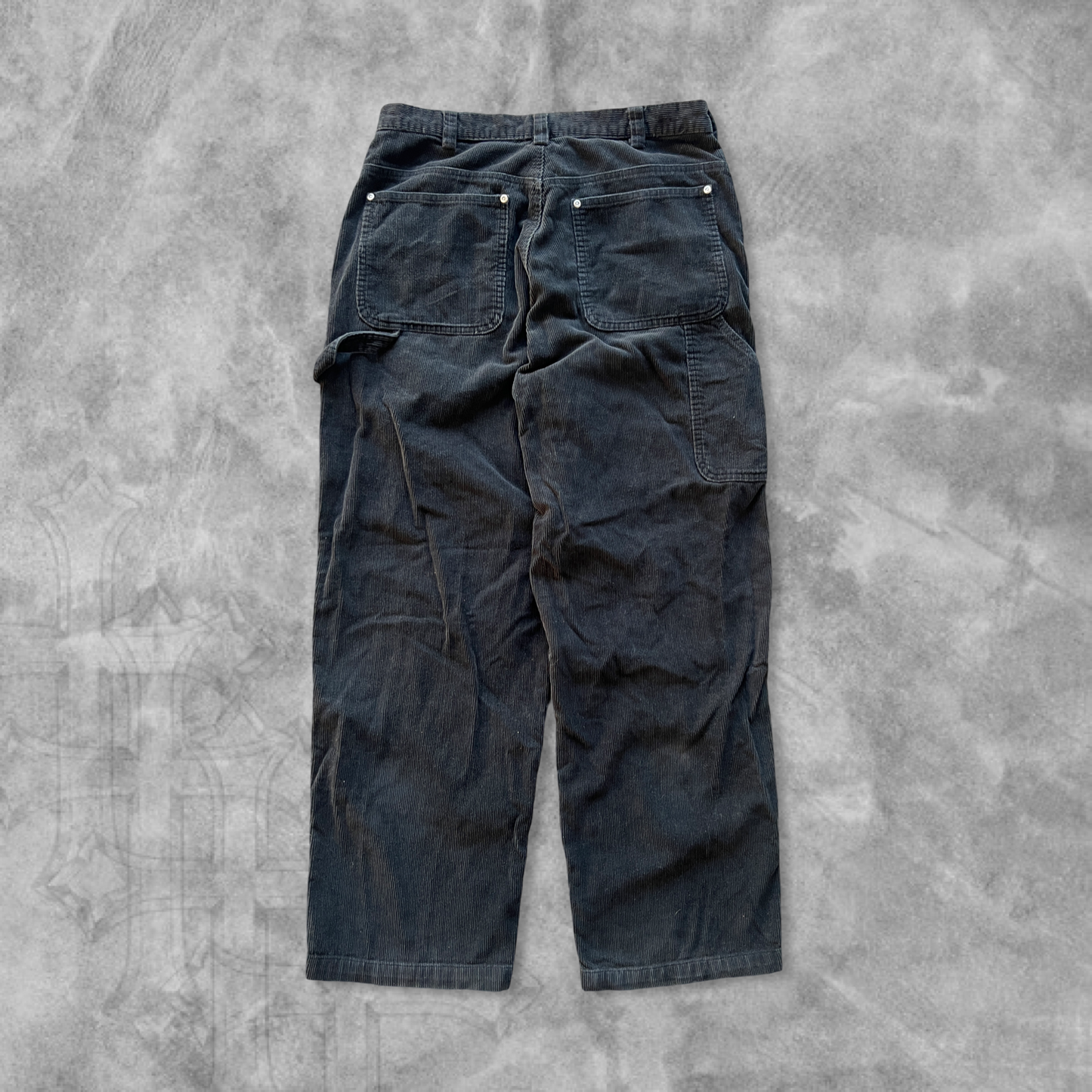 Black Nautica Corduroy Pants 1990s (34x30)