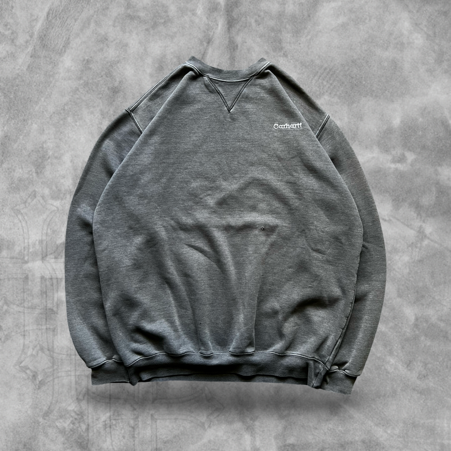 Stone Gray Carhartt Sweatshirt 1990s (XL)