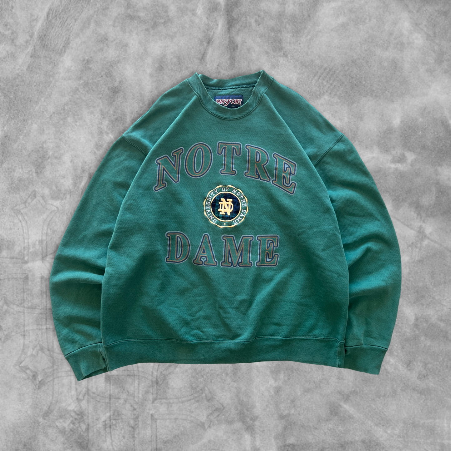 Forrest Green Notre Dame Sweatshirt 1990s (XL)