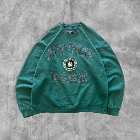 Forrest Green Notre Dame Sweatshirt 1990s (XL)