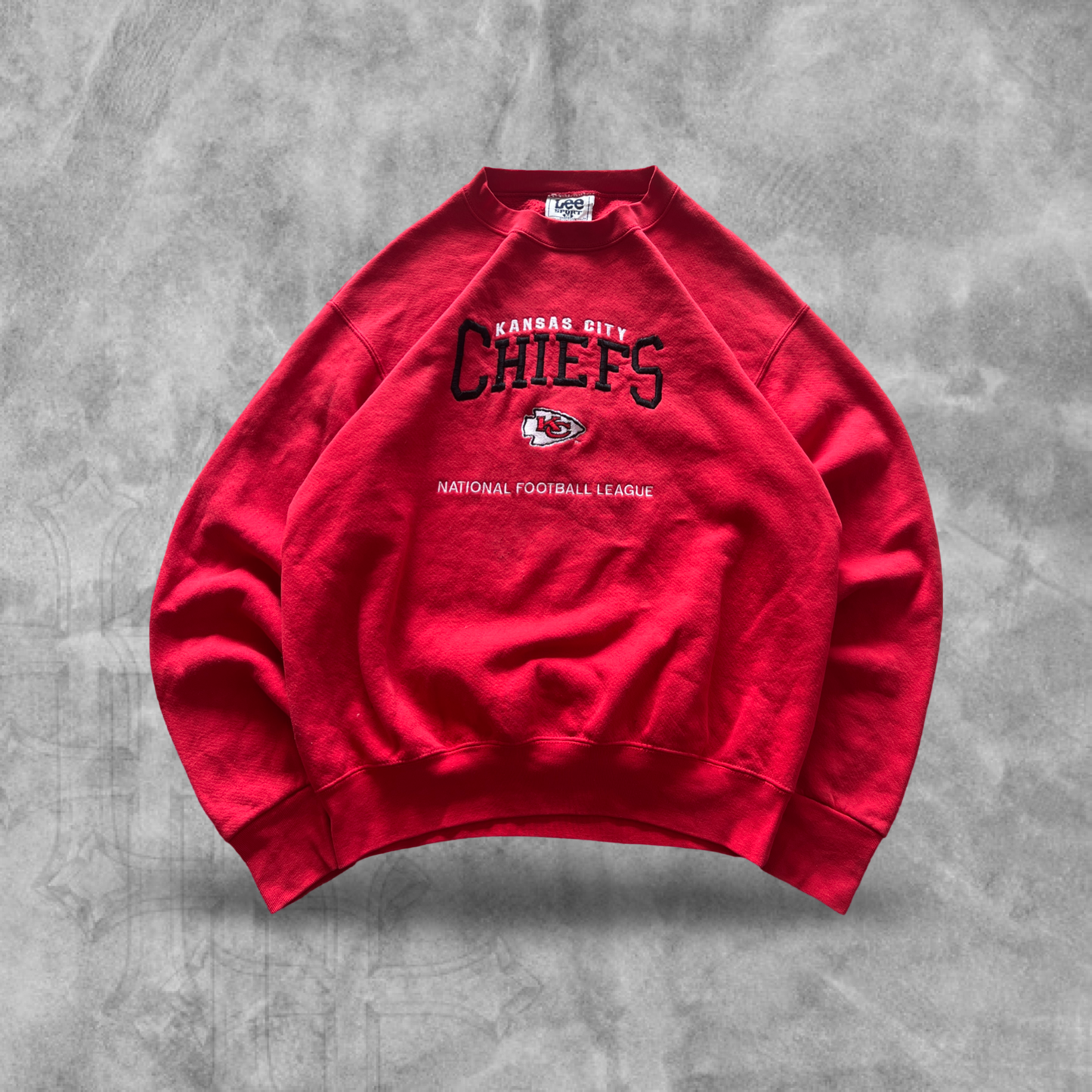 Red Kansas City Chiefs Sweatshirt 1990s (M)