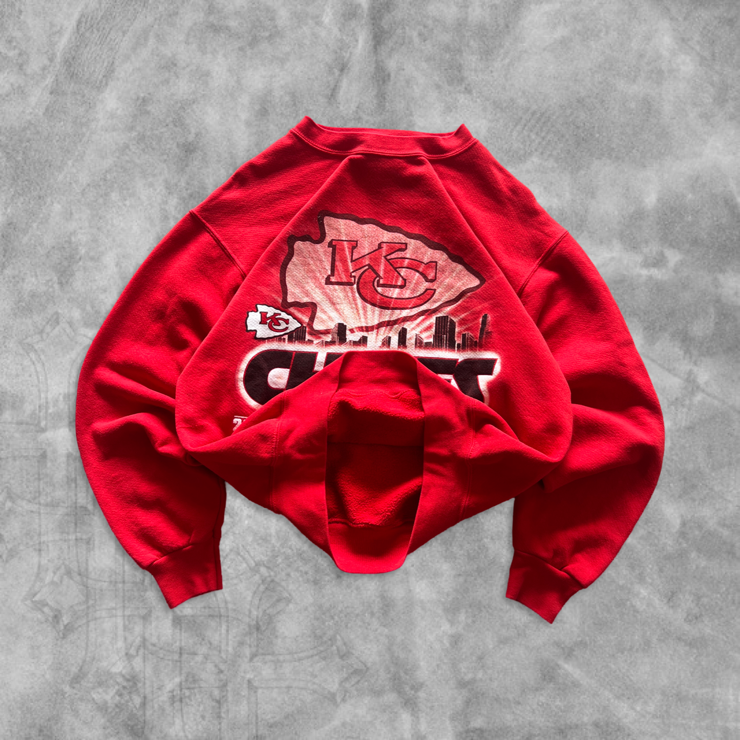 Red Kansas City Chiefs Championship Sweatshirt 2003 (S)