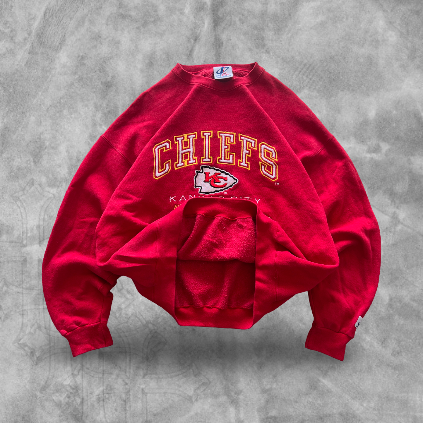 Red Kansas City Chiefs Sweatshirt 1990s (L)