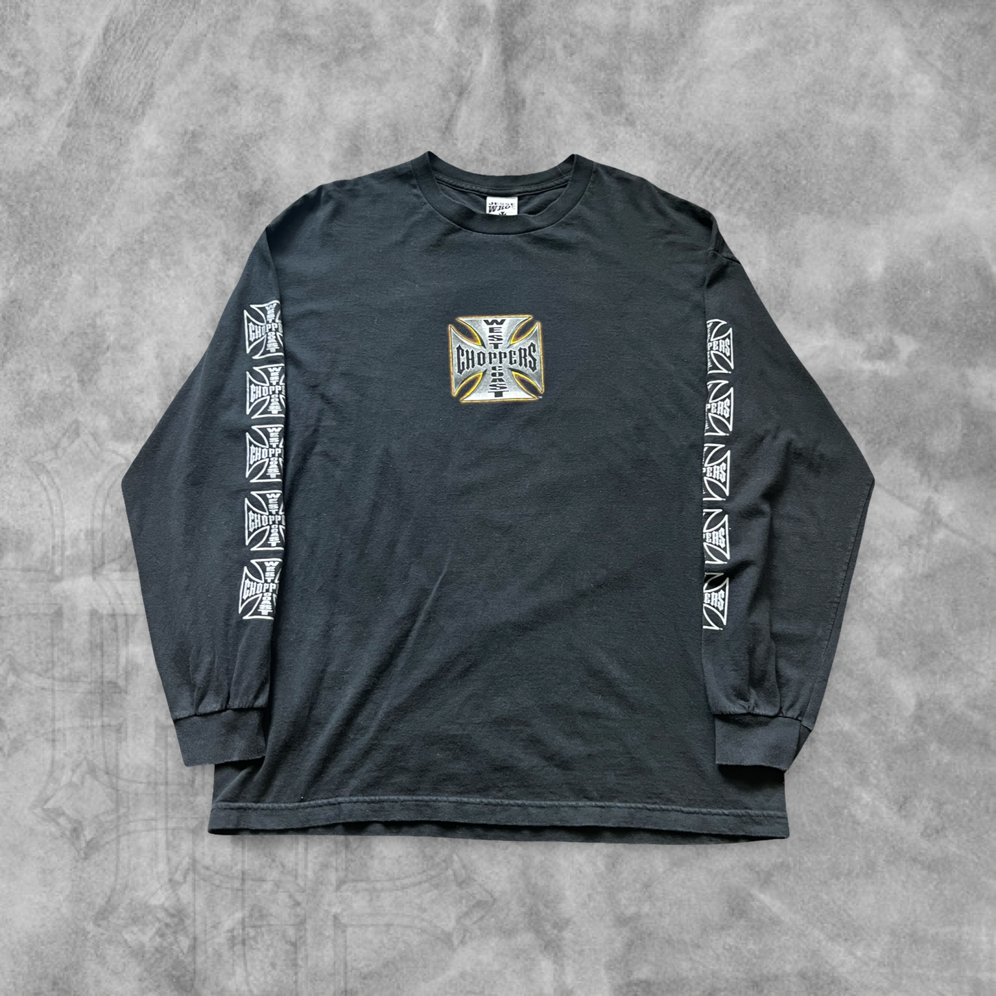Black West Coast Choppers Long Sleeve Shirt 2003 (XL)