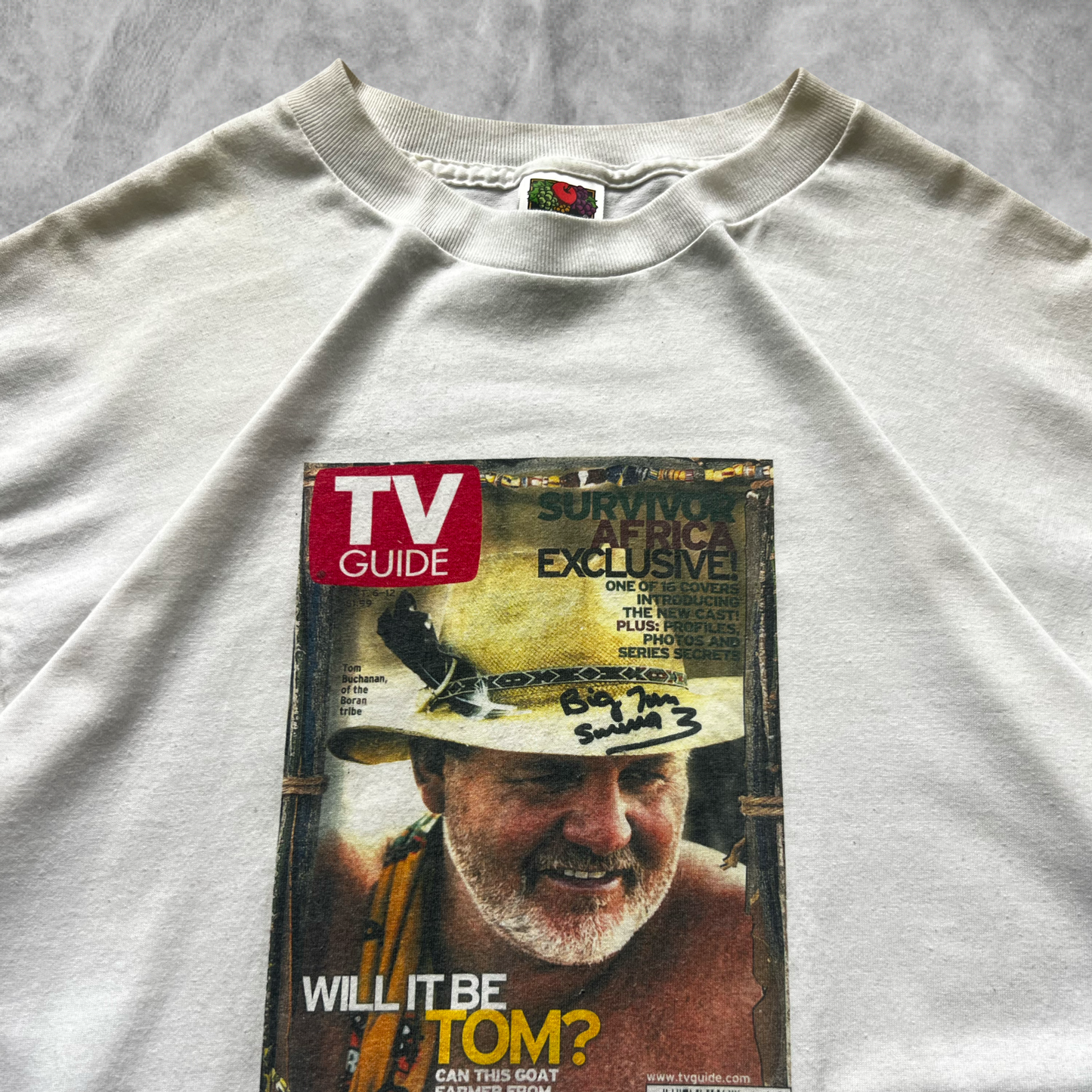 White Survivor Shirt 1990s (XL)