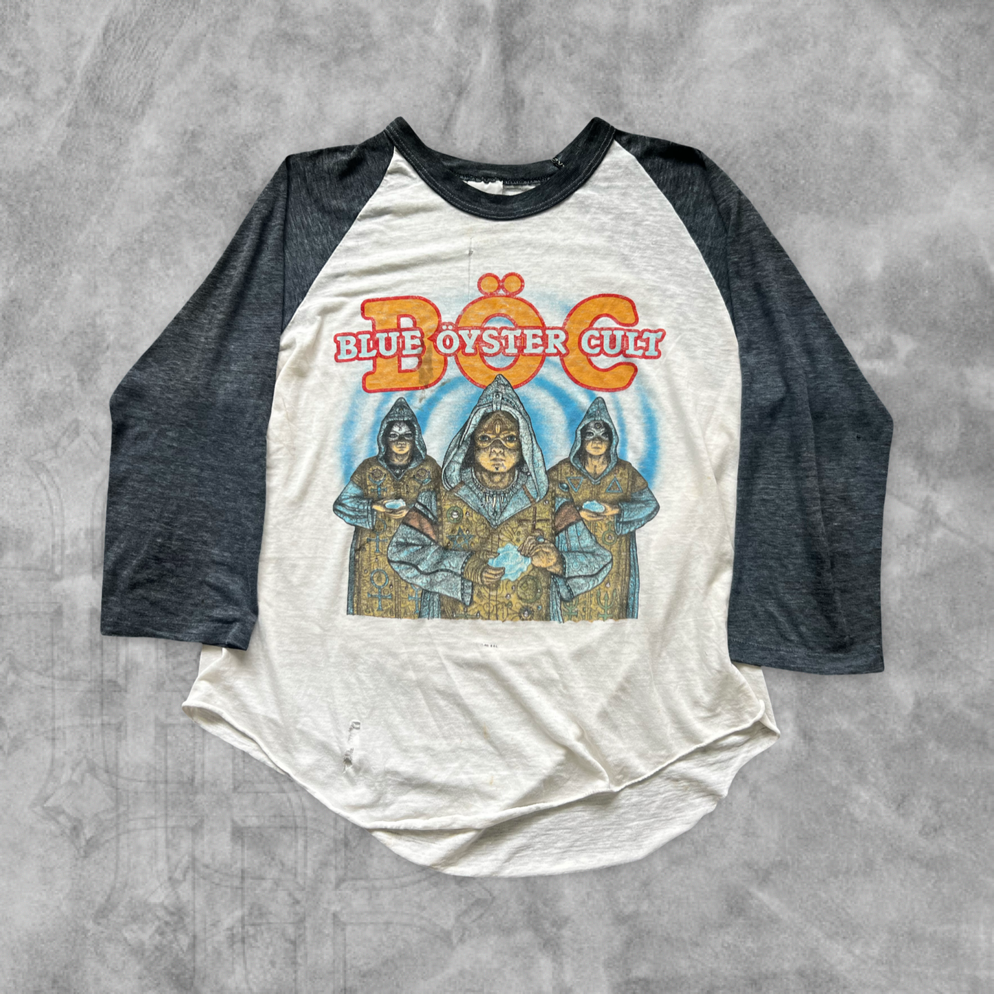 White Blue Oyster Cult Shirt 1982 (S)